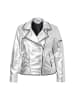Angel of Style Lederjacke in silber