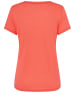 super.natural Merino T-Shirt W LOVELY BIKE TEE in orange
