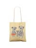 Mr. & Mrs. Panda Tote Bag Koala Familie ohne Spruch in Gelb Pastell