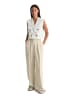 Marc O'Polo Kurze Weste oversize in Dusty Beige Melange