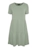 Vero Moda Kurzes Kurzarm Tunika Blusenkleid mit Rüschen VMFILLI in Mint