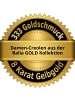 BALIA Ohrringe Gold 333 Gelbgold - 8 Karat Zweifarbig Creolen