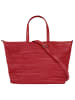Samantha Look Shopper echt Leder in rot