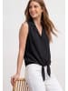 Street One Blousetop mit Bowling-Kragen in Black