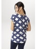 Aniston SELECTED T-Shirt in offwhite-royalblau