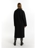 DreiMaster Damen Übergangsmantel In Wolloptik in Schwarz