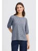 Fransa Halblange Ärmel FRNIALA Regular fit in NAVY CHECK