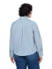 Ulla Popken Hemdbluse in blau