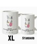 Mr. & Mrs. Panda Große Tasse Pinguin Luftballon mit Spruch in Weiß