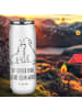 Mr. & Mrs. Panda Trinkflasche Hunde Liebe mit Spruch in Weiß