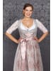 Edelnice Midi Dirndl 2-teilig Aurelie in silber, rosé