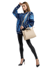 Carlo Colucci Henkeltasche Erla in Beige