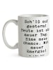 Mr. & Mrs. Panda Becher Spruch Selbstzweifel Neuanfang mit Spruch in Weiß