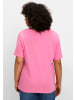 sheego Rundhalsshirt in blumiges pink