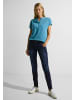 Cecil Blaue Loose Fit Jeans in Blau