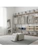relaxdays Hocker in Hellgrau - (B)38 x (H)38 x (T)38 cm