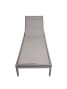 home24 Verstellbare Gartenliege Palmi in Taupe