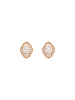 gaya Women Earrings in Rose Gold White