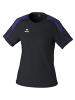 erima Damen T-Shirt in schwarz/ultra violet