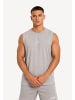 SMILODOX Regular Fit Tank Top Torvano in Hellgrau