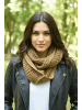 styleBREAKER Strick Loop Schal in Cognac