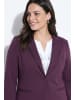 Ulla Popken Jerseyblazer in dunkle pflaume
