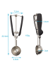 Intirilife Eiscremelöffel Eisportionierer Edelstahl in Silber