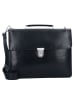 Leonhard Heyden Cambridge Aktentasche Leder 38 cm Laptopfach in schwarz