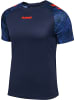 Hummel T-Shirt Hmlblaze26 Herren in MARINE/CHERRY TOMATO