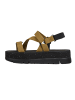 Camper Sandalen " Oruga Up " in Mittelbraun / Schwarz