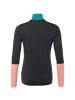 Vaude WOMENSMONVISOWOOL HALFZIP SHIRT in Schwarz
