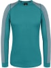 Normani Outdoor Sports Damen Merino Langarm-Shirt „Goulburn“ in Petrol