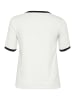 KAFFE curve T-shirt KCliana Regular fit in Chalk/Black Heart