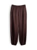 someday. Charlie balloon Hose aus Satin mit Bundfalten in Mahagoni