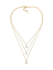 Elli Halskette 925 Sterling Silber Astro, Halbmond, Sterne, Stern in Gold