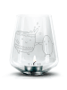 Mr. & Mrs. Panda Teelichthalter Kaffee Bohne ohne Spruch in Transparent