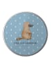 Mr. & Mrs. Panda Aufbewahrungsbox Schnabeltier Mut mit Spruch in Blau Pastell