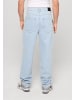 DNGRS Dangerous Loose Fit Jeans in light blue denim