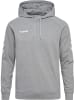 Hummel Hummel Cotton Kapuzenpullover Hmlgo Multisport Herren Atmungsaktiv in GREY MELANGE