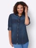 WITT WEIDEN Jeansbluse in blue-stone-washed