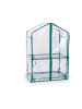 relaxdays 2 x Balkongewächshaus in Grün/ Transparent - (B)59 x (H)95 x (T)39 cm