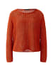 Oui Pullover in burnt tangarine