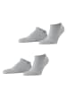 Burlington Sneaker-Socken Doppelpack in Light grey