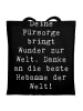 Mr. & Mrs. Panda Stofftasche Spruch Beste Hebamme mit Spruch in Schwarz