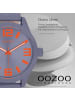 Oozoo Analog-Armbanduhr Timepieces dunkelgrau, graublau extra groß (ca. 46mm)