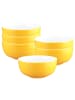 Seltmann Weiden 6er Set Müslischalen Liberty Pure Colors in ø 15 cm in Yellow Glow