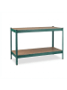 relaxdays Werkbank in Grün - (B)141 x (H)91 x (T)61 cm