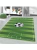 KADIMA DESIGN Teppich Kinder Flachgewebe Fußball Polyamid Antirutsch Spielzimmer