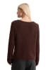 Marc O'Polo Bouclé-Pullover regular in Black Cherry