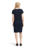 Betty Barclay Plisseekleid kurzarm in dunkelblau